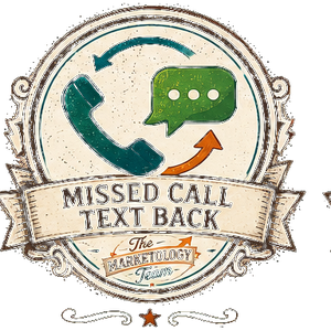 Missed Call Text Back badge icon